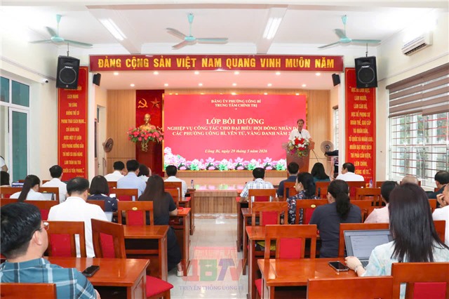 Bồi dưỡng nghiệp vụ công tác cho đại biểu HĐND các phường Uông Bí, Yên Tử, Vàng Danh năm 2026