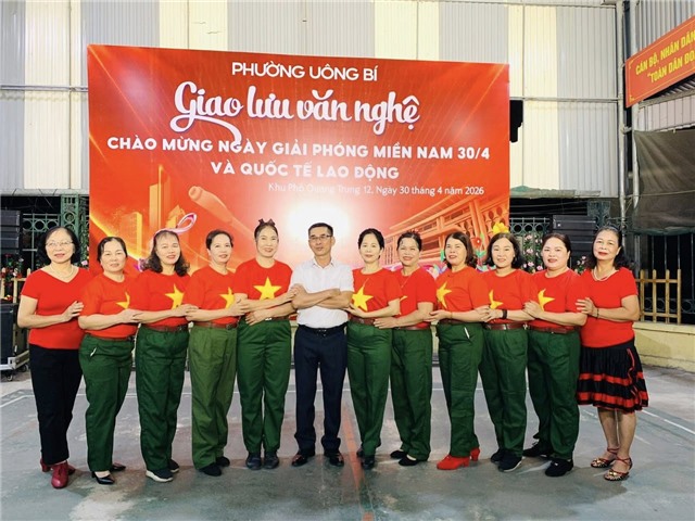 Phường Uông Bí: Sôi nổi các hoạt động văn hóa – thể thao – vệ sinh môi trường chào mừng 30/4 – 1/5.