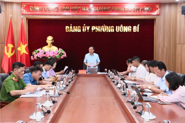 Giao ban Thường trực Đảng ủy phường tuần thứ 19