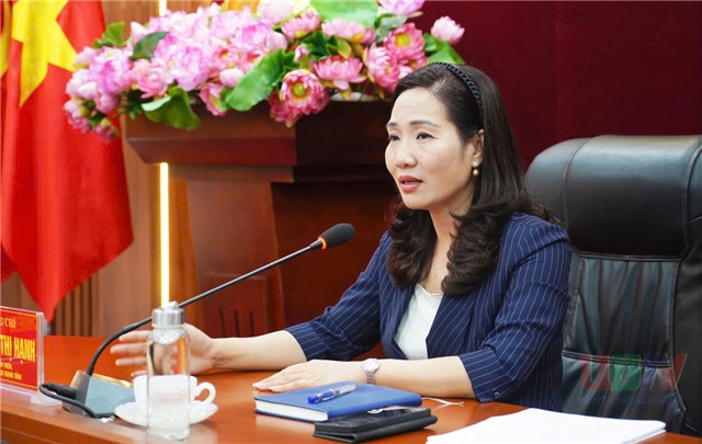 Đồng chí Nguyễn Thị Hạnh - PCT UBND tỉnh làm việc với phường Uông Bí về công tác đầu tư, xây dựng các trường học trên địa bàn