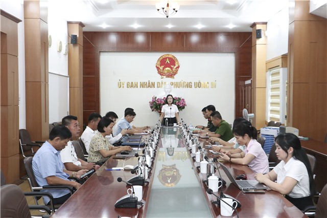 Phường Uông Bí kiểm điểm tiến độ triển khai kế hoạch lấy mẫu ADN hài cốt liệt sĩ