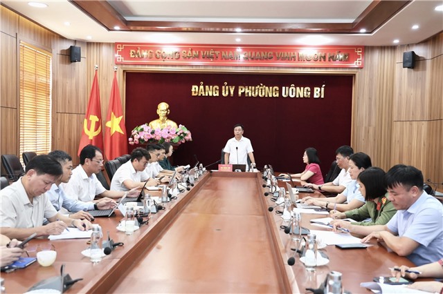 Phường Uông Bí đánh giá kết quả thực hiện dân chủ ở cơ sở 6 tháng đầu năm 2026