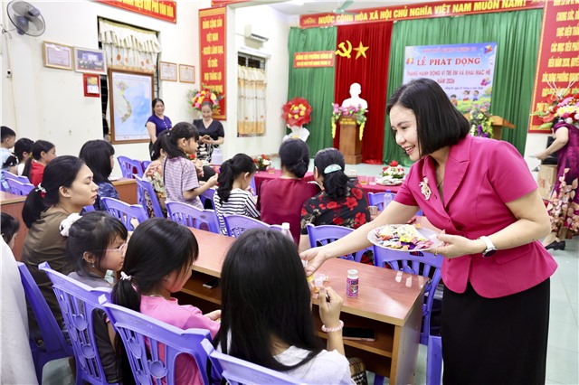 Khu Quang Trung 12 phát động Tháng hành động Vì trẻ em và khai mạc hè năm 2026