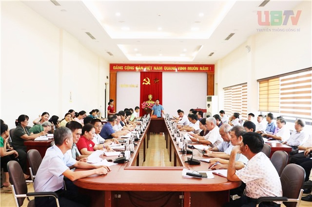 Hội nghị triển khai một số nội dung sắp xếp chi bộ khu dân cư