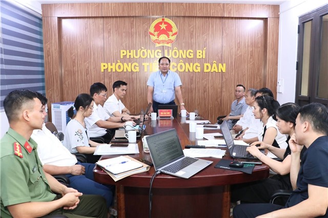 Phường Uông Bí đối thoại với các hộ dân thuộc Dự án mở rộng, nâng cấp Bệnh viện Việt Nam - Thụy Điển Uông Bí