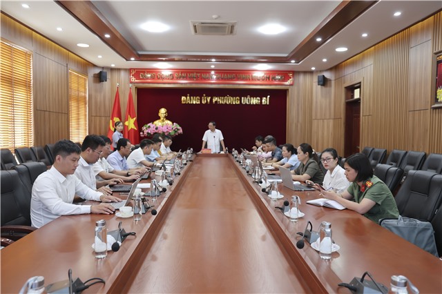 Phường Uông Bí đánh giá kết quả triển khai Nghị quyết số 57-NQ/TW, Quyết định số 204-QĐ/TW 6 tháng đầu năm 2026