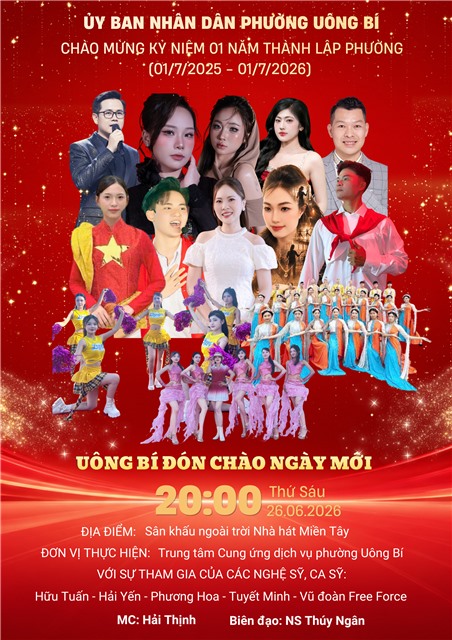 Chương trình nghệ thuật “UÔNG BÍ CHÀO ĐÓN NGÀY MỚI”