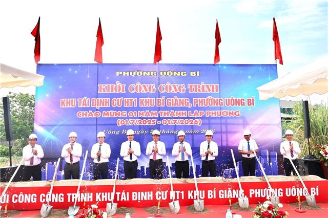 Khởi công Khu tái định cư HT1 khu Bí Giàng - tạo quỹ đất,  mở không gian phát triển đô thị phường Uông Bí