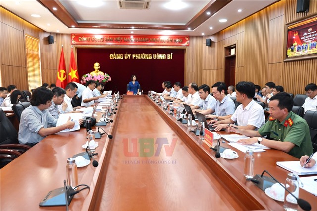 TỔ CÔNG TÁC SỐ 1 TỈNH UỶ THÁO GỠ KHÓ KHĂN, VƯỚNG MẮC CHO CÁC DỰ ÁN TẠI PHƯỜNG UÔNG BÍ