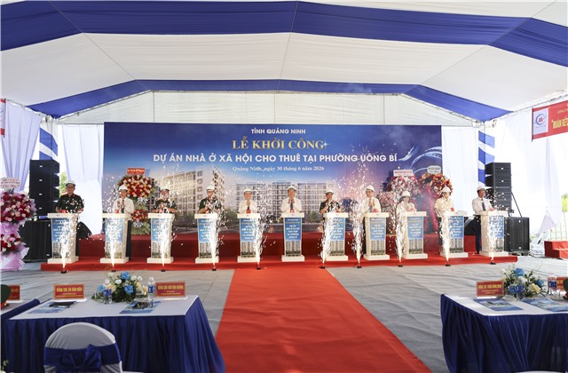 KHỞI CÔNG DỰ ÁN NHÀ Ở XÃ HỘI CHO THUÊ TẠI PHƯỜNG UÔNG BÍ 