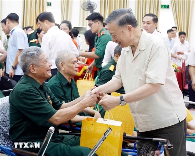 Tổng Bí thư, Chủ tịch nước chỉ đạo nâng cao chất lượng chăm sóc thương binh, bệnh binh