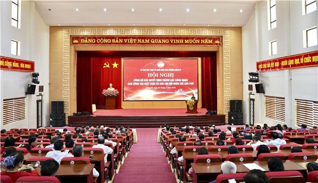 ỦY BAN MTTQ VIỆT NAM PHƯỜNG UÔNG BÍ CÔNG BỐ CÁC QUYẾT ĐỊNH THÀNH LẬP, CÔNG NHẬN BAN CÔNG TÁC MẶT TRẬN VÀ CÁC CHI HỘI, ĐOÀN THỂ KHU PHỐ 