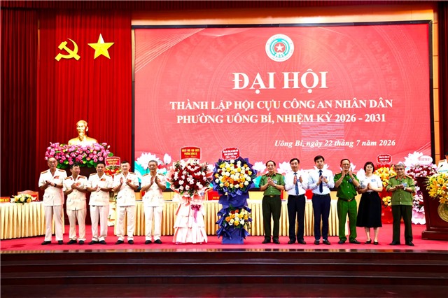 Phường Uông Bí thành lập Hội Cựu Công an nhân dân nhiệm kỳ 2026-2031