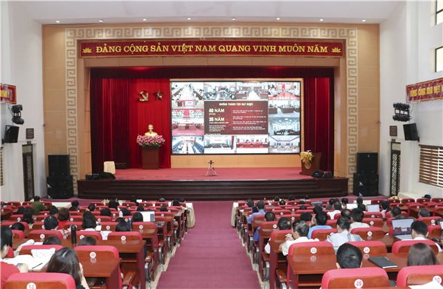 Đảng ủy phường Uông bí dự Hội nghị toàn quốc quán triệt Nghị quyết Hội nghị lần thứ 3 BCH Trung ương đảng khóa XIV, nhiệm kỳ 2026 - 2031