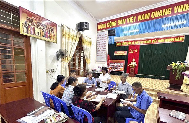 Chi bộ khu phố mới ở phường Uông Bí bắt nhịp ngay với nhiệm vụ sau sắp xếp