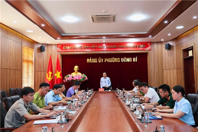Đảng ủy phường Uông Bí giao ban công tác nội chính 6 tháng đầu năm 2026