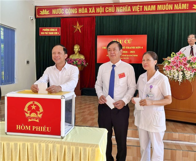 PHƯỜNG UÔNG BÍ: 14 KHU DÂN CƯ HOÀN THÀNH BẦU CỬ TRƯỞNG KHU PHỐ, ĐẠT 100% CỬ TRI ĐI BẦU