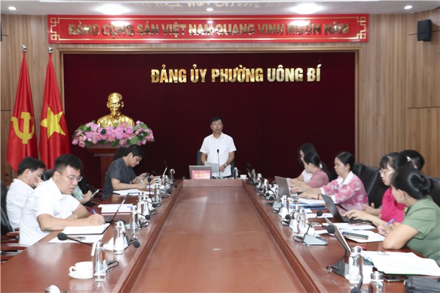 BAN CÔNG TÁC 35 PHƯỜNG UÔNG BÍ ĐÁNH GIÁ KẾT QUẢ CÔNG TÁC THÁNG 8, TRIỂN KHAI NHIỆM VỤ THÁNG 9 NĂM 2026