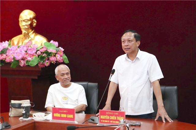Đảng ủy các phường Uông Bí, Vàng Danh, Yên Tử làm việc với đoàn làm phim “Kỷ nguyên mới: Quảng Ninh - Vươn mình”