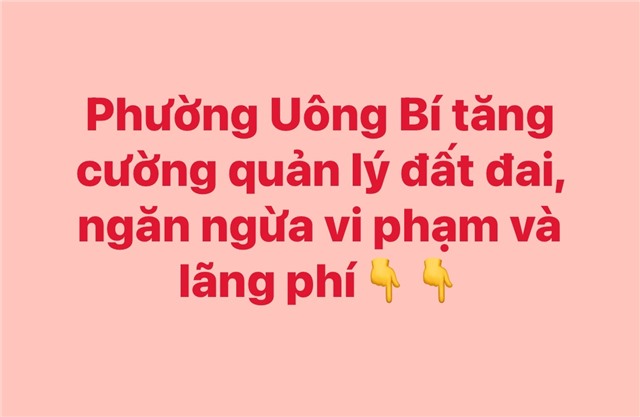 Phường Uông Bí tăng cường quản lý đất đai, ngăn ngừa vi phạm và lãng phí
