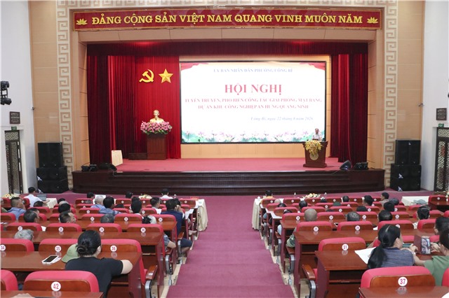 PHƯỜNG UÔNG BÍ TUYÊN TRUYỀN, PHỔ BIẾN CÔNG TÁC GPMB DỰ ÁN KHU CÔNG NGHIỆP AN HƯNG QUẢNG NINH 