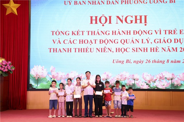Phường Uông Bí  Tổng kết Tháng hành động vì trẻ em và hoạt động hè năm 2026