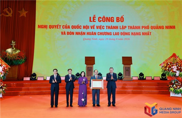 Tổng Bí thư, Chủ tịch nước Tô Lâm dự Lễ công bố Nghị quyết của Quốc hội về thành lập thành phố Quảng Ninh
