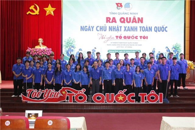 Tuổi trẻ phường Uông Bí hưởng ứng Ngày Chủ nhật xanh cấp tỉnh