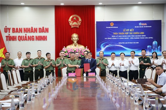 Quảng Ninh - GTEL ký kết hợp tác chiến lược về khoa học, công nghệ và chuyển đổi số