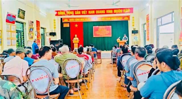 11/24 khu phố hoàn thành hội nghị cử tri lấy ý kiến danh sách người ứng cử Trưởng khu phố nhiệm kỳ 2026 - 2031