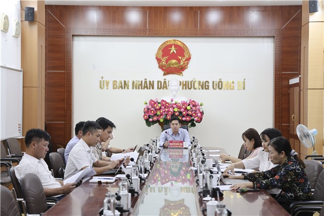 UBND phường Uông Bí báo cáo kết quả thực hiện các kết luận thanh tra còn tồn đọng
