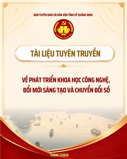 TÀI LIỆU TUYÊN TRUYỀN VỀ PHÁT TRIỂN KHOA HỌC, CÔNG NGHỆ, ĐỔI MỚI SÁNG TẠO VÀ CHUYỂN ĐỔI SỐ NĂM 2026