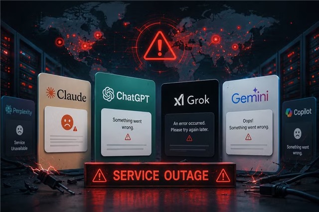 Một loạt chatbot như ChatGPT gián đoạn hoạt động