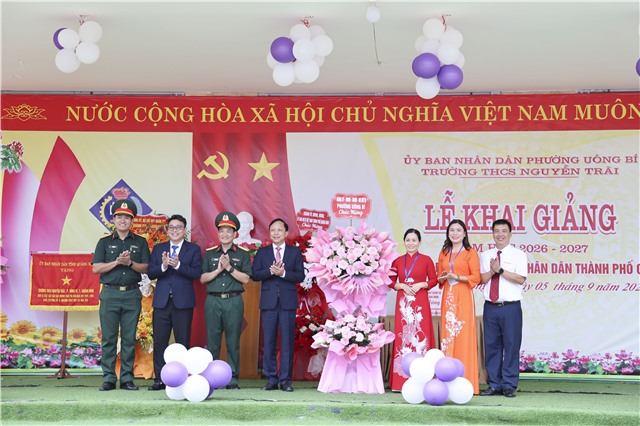 TRƯỜNG THCS NGUYỄN TRÃI KHAI GIẢNG NĂM HỌC 2026-2027