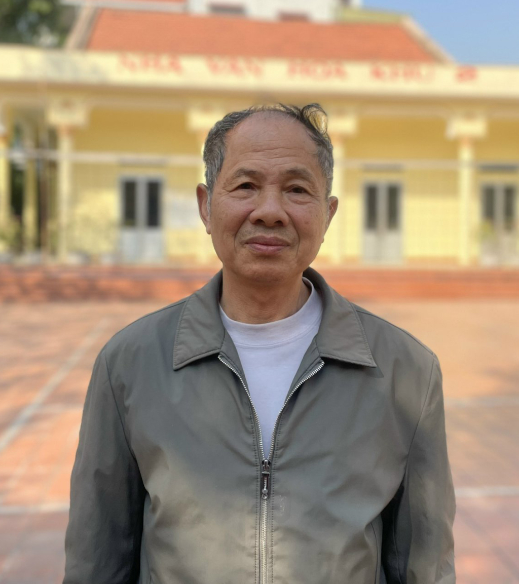 Ông Đào Văn Diên, Khu 2, phường Thanh Sơn.
