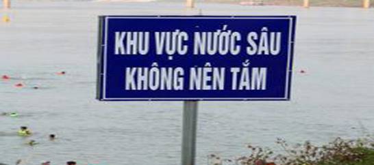Cần thiết cắm biển cảnh báo ở khu vực có nguy cơ đuối nước ...